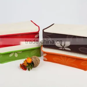 (JMLSNH006) Fashion Colourful Underwear Storage Boxes Foldable Fabric Storage Box thumbnail-1