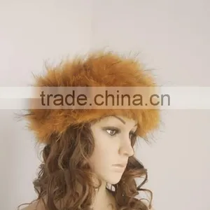 HB1 Fashion Style Fox Fur Headband thumbnail-3