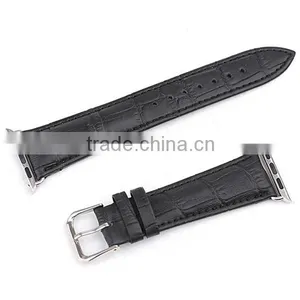 Luxury Exotic Leather Watch Band Genuine Leather Alligator Watch Band for IWatch thumbnail-1