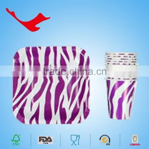 Disposable Food and Beverages Grade Paper Cup With Striped Style thumbnail-3
