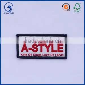 Best Selling Machine Woven Patches for Fashionable Clothing thumbnail-6