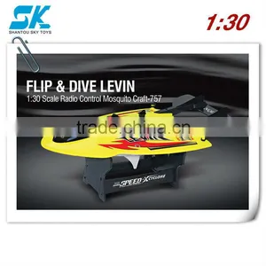 !2012 New Amd Hot 1: 30 Flip& Dive Levin RC Boat 757T-4019 Brushless Boat Battery Powered rc Boat the Best Selling in 2016 thumbnail-1