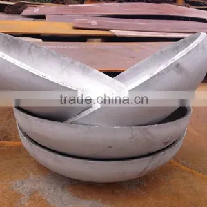Q245R Steel Gas Condenser Elliptical Tank Head / Pipe Fittings thumbnail-2