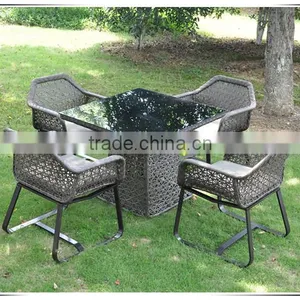 Comfortable Outdoor Wicker Table Set Garden Set thumbnail-1