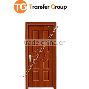 New Arrival PVC Interior Wooden Room Door for Sale thumbnail-1