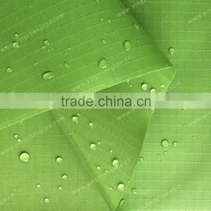 Eco-friendly TPU 420D Nylon Ripstop Fabric for Outdoor Waterproof Bags thumbnail-1