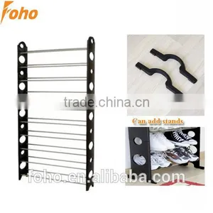 Shoes Rack Plastic Rack Shoe,hot Sale Cheap Stackable Heavy Storage Racks thumbnail-2