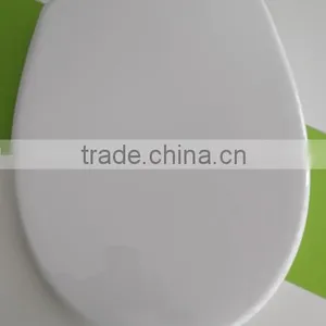 High Quality Sanitary Ware Bathroom White Round Duroplast 17'' Toilet Seat thumbnail-2