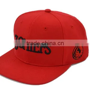 2016 Fashion Style Flat Brim Snapback Caps With 3D Logo Embroidery thumbnail-5