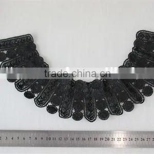 Mysterious Latest Woman Collar Designs Black Flower Pattern Neck Collar thumbnail-6