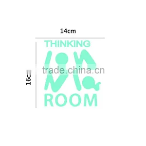 Custom Home Decoration Removable Self-adhesive Toilet Sticker thumbnail-5