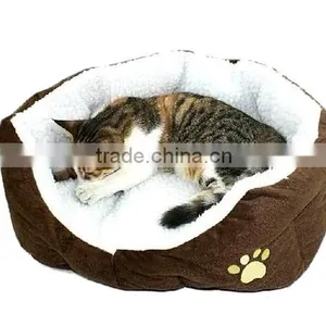 Wholesale Hot Sale Warm Fleece Nest Mat Cozy Pet Puppy Bed Dog Cat House thumbnail-2