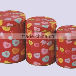 Selling Well Tin Cans With Round Shape for Cookie Tins thumbnail-1