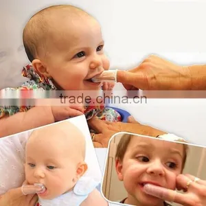 FDA Hygienic Silicone Baby Infant Finger Tip Toothbrush thumbnail-6