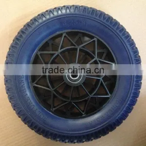 New Design pu Foam Wheel Tyre350 mm 14 Inch pu Foam Tyre 14''*3.25-8 PU Filled Tire Wheel Trolley Wheel thumbnail-2