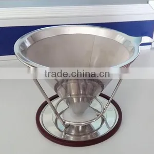 Stainless Steel Filter Reusable Washable for Cold Brewed Coffee Iced Tea thumbnail-5