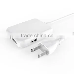 4 Ports Portable Mobile Phone USB Plug Travel Power Charger thumbnail-1