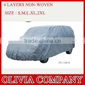 Silver Convient Outdoor Homeuse Car Cover thumbnail-3