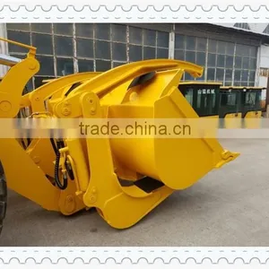 AS966H Construction Machines 966H Heavy Wheel Loader Black and White thumbnail-3