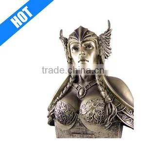 11inch Bust Bronze Finish Wholesale Resin Military Statues for Sale thumbnail-1