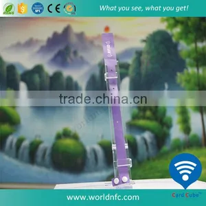 Disposable Ntag 213/215/216 RFID Paper Wrsitband Rfid Bracelet for Access Control thumbnail-1
