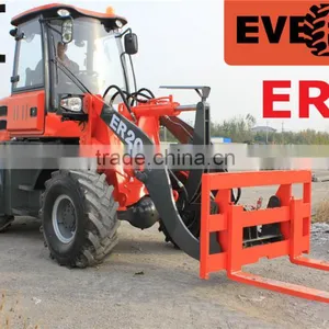 ER20 Everun Consturction Machine Small Wheel Loader With Sand Spreader For Sale thumbnail-2