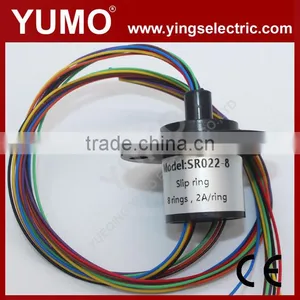 SR022-8P Slip Ring Yumo Slip Ring 8rings 2A per Ring Capsule Slip Ring thumbnail-1