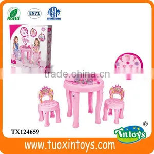 Children Kindergarten Furniture Toys Princess Study Table and Chair Set thumbnail-1