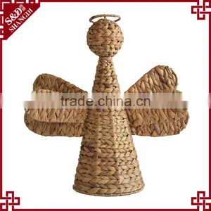 Latest Angle Shape Gift or Home Decoration Items Natural Straw Handcraft thumbnail-1