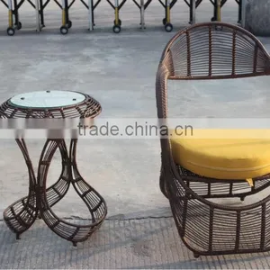 Outdoor Coffee Shop Wicker Table And Chairs Furniture thumbnail-5