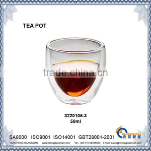 Hot Sale Fancy Borosilicate Glass Tea Pot TC105-3 thumbnail-1