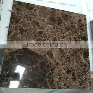 Solid Surface Dark Emperador Marble, Composite Marble Tile thumbnail-6
