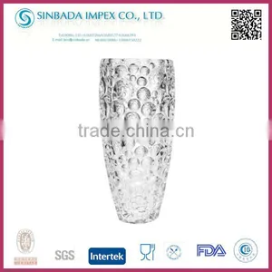 New Shape Cut Cracked Glass Vase With SGS Certifications thumbnail-1