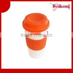 450ml Plastic Coffee Mug Cup With Lid thumbnail-1