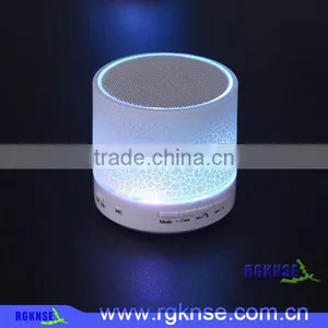 RGKNSE High Quality LED Speaker 300mAh Wireless Bluetooth Speaker With LED Light Brass Mini Speaker thumbnail-6