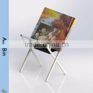 PS2402 Steel Folded Art Bin Display Rack thumbnail-1