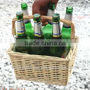 Chic Wicker Bicycle Basket With Liner thumbnail-1