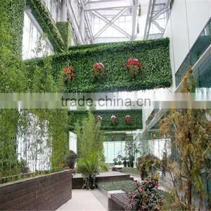 China Wholesale Fabric Plastic Artificial Plant Wall Insulation Outdoor Usage thumbnail-1
