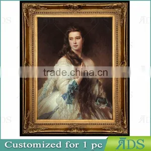 Pop Art Oil Painting Fat Woman thumbnail-2