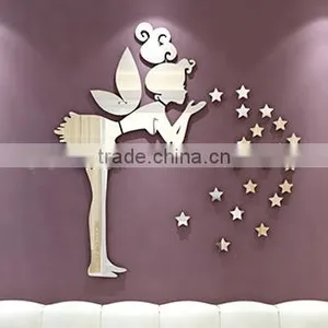 2017 Jayi Mirror Acrylic Customized Shape Mirror Decorative Sticker for Wall on the Wall Sign Supplier thumbnail-4
