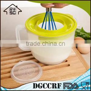 Plastic Measuring Pitcher,Mix & Pour Measuring Pitcher With Lid,BPA Free Plastic Pitcher thumbnail-4