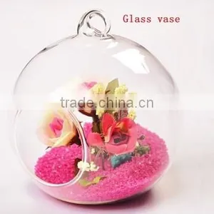 Unique Hanging Crystal Glass Flower Vases thumbnail-3