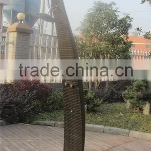 Modern Synthesis Wicker Garden Aluminum Outdoor Shower thumbnail-4
