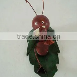 YS88227 Cute Ant Lying on the Leaf Home Decoration Items Made in Fujian With Size 9*3.5*4.5" thumbnail-1