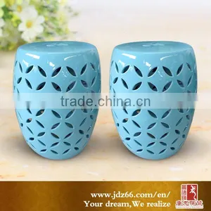 China Supplier Blue and White Ceramic Stools Wholesale Stools thumbnail-1