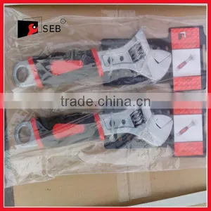 Adjustable Wrench,spanner,pvc Handle,good Quality thumbnail-1