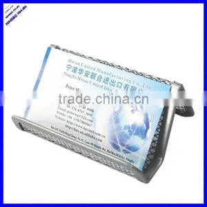 2014 New Design Fancy Metal Mesh Business Card Holder thumbnail-1