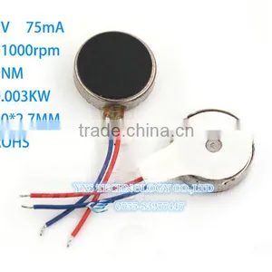1027 Flat Motor Vibrating Mobile Phone Motor Small Cellphone Vibration Motor ROHS thumbnail-1