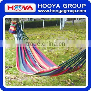 200*80cm Outdoor Double Cotton Portable Hammock thumbnail-1