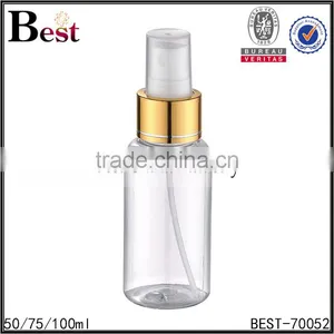 2017 Hot New Products Cosmetic Toner Fragrance Perfume Pet Plastic Cap Clear Aluminum 100ml Plastic Spray Bottle Personal Care thumbnail-4